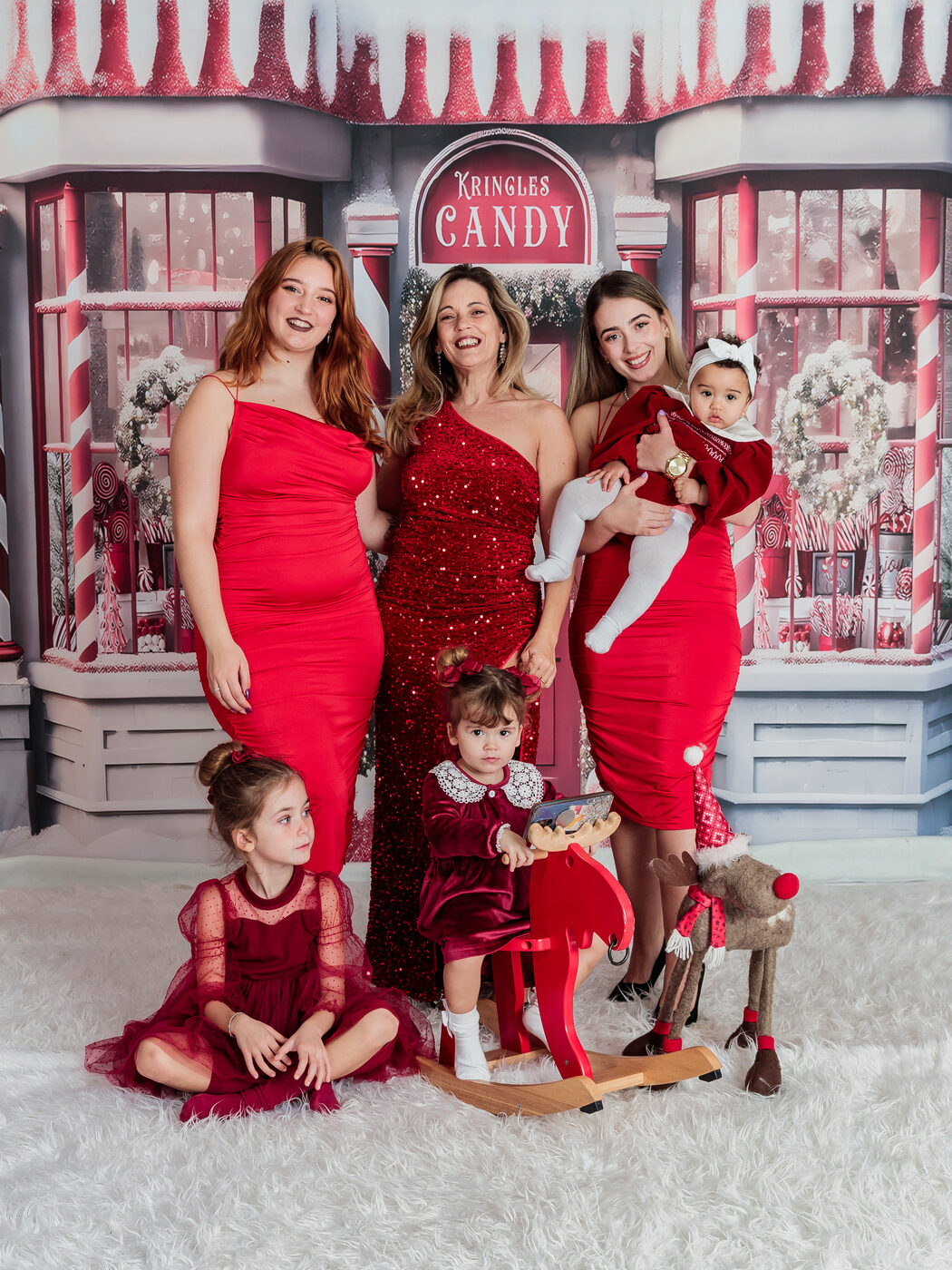 Família na loja de doces de Natal, 2023